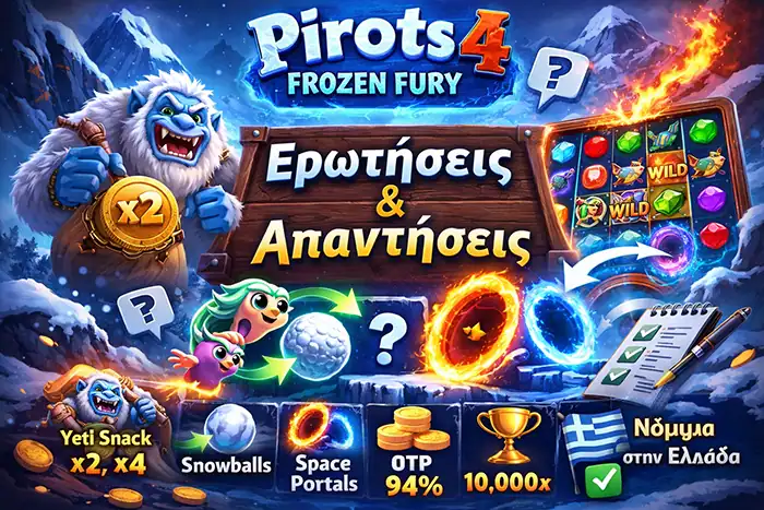 Συχνές ερωτήσεις για το Pirots 4 Frozen Fury σχετικά με RTP, Snack multiplier και νομιμότητα