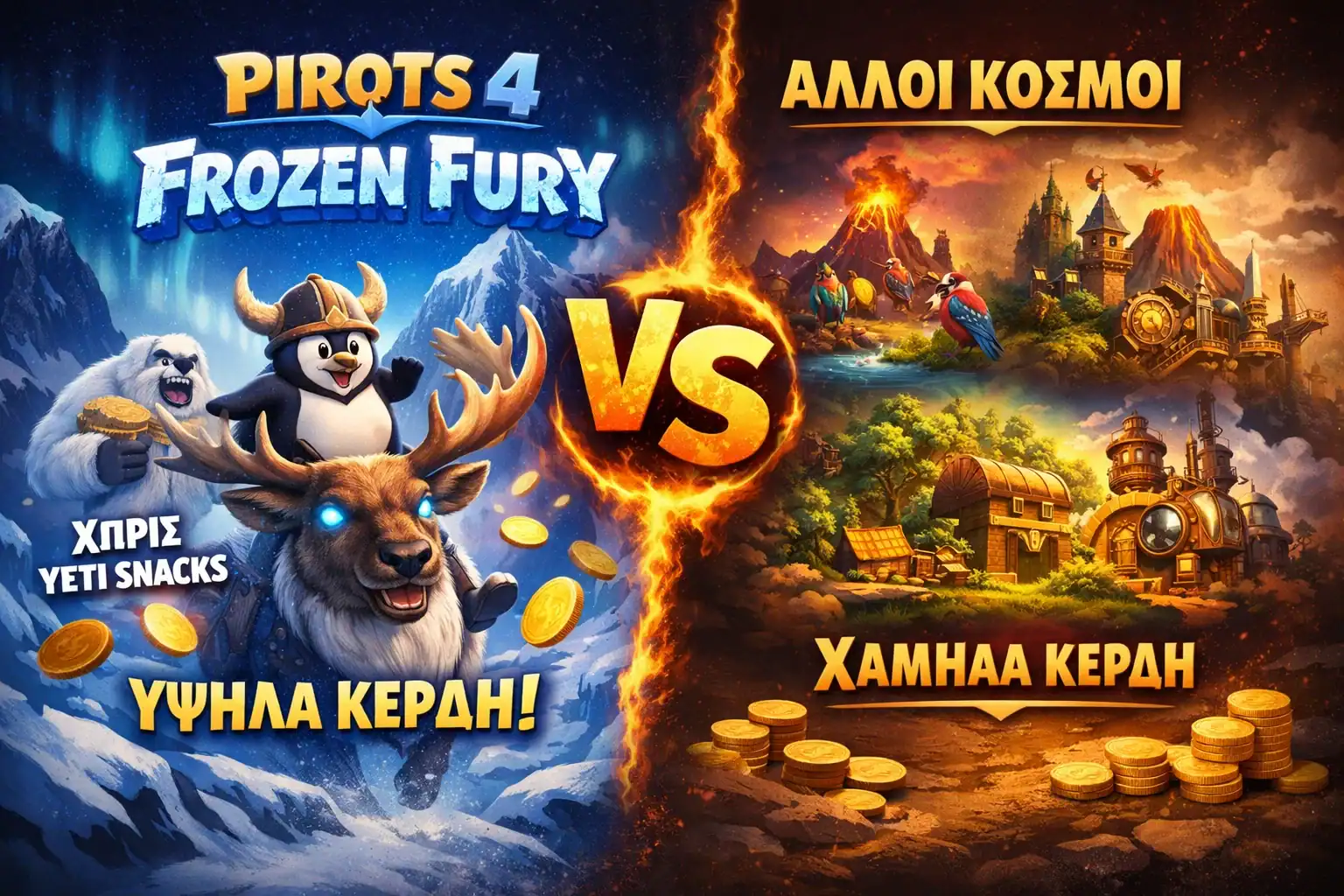 Σύγκριση του Frozen Fury με τους άλλους κόσμους της P4 τριλογίας και τις λογικές multiplier