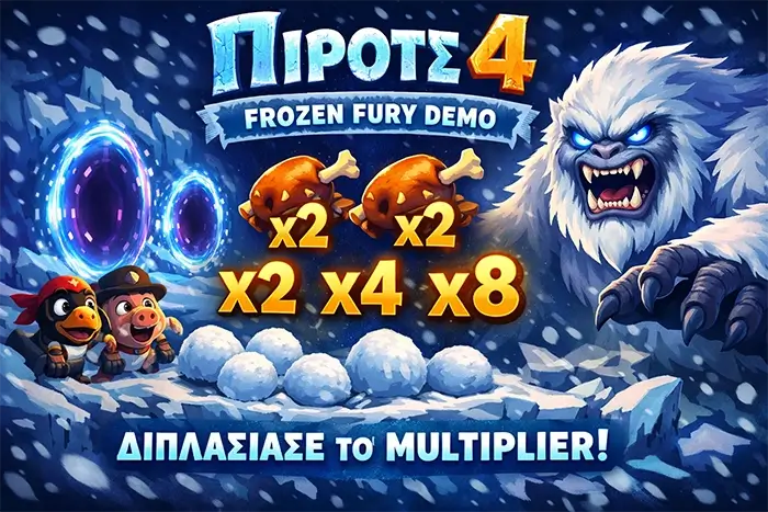Pirots 4 Frozen Fury demo με τον Yeti και τα βασικά features σε δωρεάν έκδοση για την Ελλάδα 2026