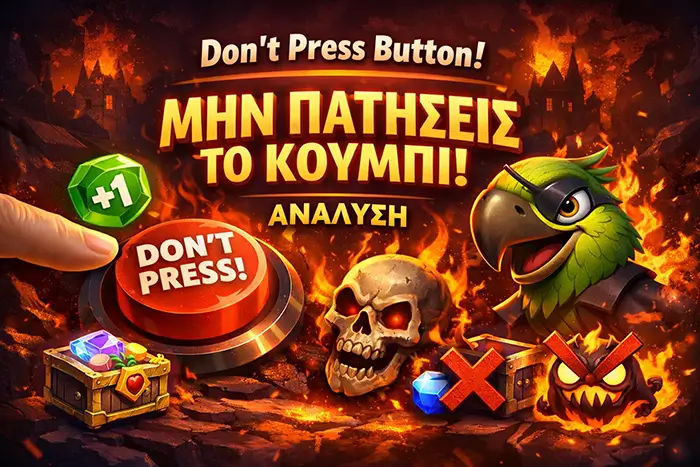 Λεπτομερής ανάλυση του Don't Press Button στο Pirots 4 Inferno demo με θετικά και αρνητικά αποτελέσματα